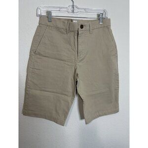 GAP Women’s 29 Tan Chino Shorts 12” Inseam Classic Tailored Fit